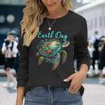 Sea Turtle Earth Day Save The Earth Long Sleeve T-Shirt Gifts for Her
