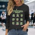 Shamrock Occupational Therapy St Patrick's Day Ot Therapist Long Sleeve T-Shirt Gifts for Her