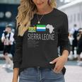 Sierra LeoneLong Sleeve T-Shirt Gifts for Her