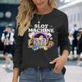 Slotmaschine Queen Casino Las Vegas Gambling Langarmshirts Geschenke für Sie