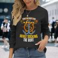 Sorry For What I Said While Docking The Boat Boating Sailing Long Sleeve T-Shirt Gifts for Her