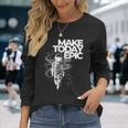 Space Galaxy Cool Graphic Spaceman Fashion Long Sleeve T-Shirt Gifts for Her