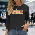 Stallions Birmingham Football Tailgate Long Sleeve T-Shirt Gifts for Her