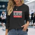 T-shirt à manches longues à manches longues Humoristique Homme Presque Plus Dangereux Cadeaux pour elle