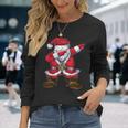 Tanzender Santa Claus Dabbing Weihnachtsmann Weihnachten Langarmshirts Geschenke für Sie