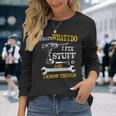 That's What I Do I Fix Stuff And I Know Things Vintage Long Sleeve T-Shirt Gifts for Her