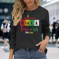 Unapologetically Black Free-Ish Since 1865 Junenth Long Sleeve T-Shirt Gifts for Her