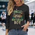 Uncle Of The Birthday Boy Army Party Matching Family Long Sleeve T-Shirt Gifts for Her