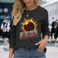 Us Total Partial Eclipse 2024 Usa Astronomer 04082024 Long Sleeve T-Shirt Gifts for Her