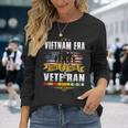 Veteran Vietnam War Era Retired Soldier Long Sleeve T-Shirt Gifts for Her