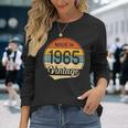 Vintage 1965 58 Year Old Birthday Made In 1965 Long Sleeve T-Shirt Gifts for Her