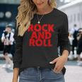 Vintage Grunge Old Rock & Roll Music Rock And Roll Camiseta de manga larga Regalos para ella