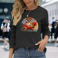 Vintage Retro Style Motorbike Moto Gp Sport Racing Fan Long Sleeve T-Shirt Gifts for Her