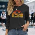 Vintage Sun Surfing For Surfers And Surfers Langarmshirts Geschenke für Sie