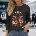 Vintage Total Solar Eclipse 2024 Usa April 8 2024 For Women Long Sleeve T-Shirt Gifts for Her
