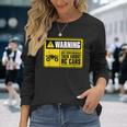 Warning May Spontaneously Talk About Rc Cars Racing Lover Long Sleeve T-Shirt Gifts for Her