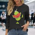 Watermelon Frog I Summer Fruits I Fun Langarmshirts Geschenke für Sie