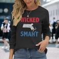 Wicked Smaht Boston Long Sleeve T-Shirt Gifts for Her