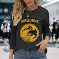 Ww2 135Th Airborne Division Parachute Patch Spider Military Long Sleeve T-Shirt Gifts for Her