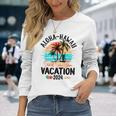 Aloha Hawaii 2024 Family Friends Group Vacation Matching Long Sleeve T-Shirt Gifts for Her