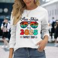 Aw Ship A 2025 Family Trip Family Cruise Group Matching Long Sleeve T-Shirt Gifts for Her