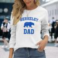 Berkeley Dad Bear Graphic Father's Day Long Sleeve T-Shirt Gifts for Her