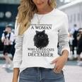 Born In December Long Sleeve T-Shirt Gifts for Her