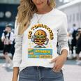 Burger-Fun- Witziger Spruch Comic-Style Langarmshirts Geschenke für Sie