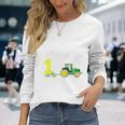 Children's 1St Birthday Ich Bin Schon 1 Jahre Tractor Tractor Langarmshirts Geschenke für Sie