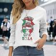 Ciao Bella Italian Flag With Sunglasses Langarmshirts Geschenke für Sie