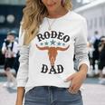 Dad 1St First Birthday Cowboy Western Rodeo Party Matching Long Sleeve T-Shirt Gifts for Her