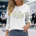 Field Of Flowers Of Summer Garden Long Sleeve T-Shirt Gifts for Her