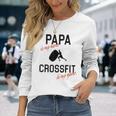 Dad Future Dad Crossfit Game Long Sleeve T-Shirt Gifts for Her