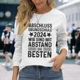 Grundschule Abschluss 2024 Mit Abstand Die Besten Kinder Langarmshirts Geschenke für Sie