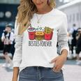 Hamburger French Fries Soda Bff Matching Best Friends Long Sleeve T-Shirt Gifts for Her