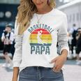 Herren Basketball Papa Basketballspieler Dadatertag Langarmshirts Geschenke für Sie