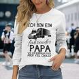 Ich Bin Ein Lkw Fahrender Papa Wie Ein Normaler Papaater Kapuzenjacke Langarmshirts Geschenke für Sie