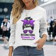 International Women's Day 2024 Inspire Inclusion 8 March 24 Long Sleeve T-Shirt Gifts for Her
