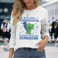 Kinder Bye Kindergarten Ich Bin Jetzt Ein Schulkind Frog Langarmshirts Geschenke für Sie