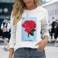 La Rosa Card Mexican Lottery Card Long Sleeve T-Shirt Gifts for Her