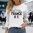 Maillot Supporter France-Equipe De France-Drapeau Tricolore T-shirt à manches longues Cadeaux pour elle