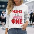 Mama Of The Sweet One Strawberry Birthday Family Party Long Sleeve T-Shirt Gifts for Her
