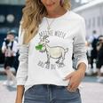 Meine Wiese Hau Ab Du Sack Bauer Landwirt Goat Sheep Langarmshirts Geschenke für Sie