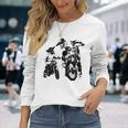 Motocross Motorcycle Wie Derater So Der Son Langarmshirts Geschenke für Sie