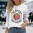 Old Hippies Don't Die Fade Into Crazy Grandmas Long Sleeve T-Shirt Gifts for Her
