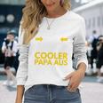 Papa Geburtstagatertag Richtig Cooler Papa Spruch Geschenk Langarmshirts Geschenke für Sie