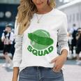 Pickle Squad Pickle Cucumber Lover Veggie Vegetarian Day Long Sleeve T-Shirt Gifts for Her