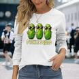 Pickle Squad Dill Pickle Costume Vegan Pickle Crew Long Sleeve T-Shirt Gifts for Her