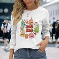 School Counselor You Are Snowman Christmas Tree Gingerbread Long Sleeve T-Shirt Gifts for Her