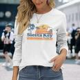 Siesta Key Beach Florida Vintage Spring Break Vacation Retro Long Sleeve T-Shirt Gifts for Her